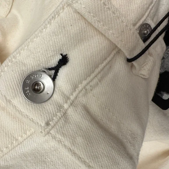 Rag & Bone Nina High Rise Ankle Cigarette Jeans, Ecru - Picture 14 of 14